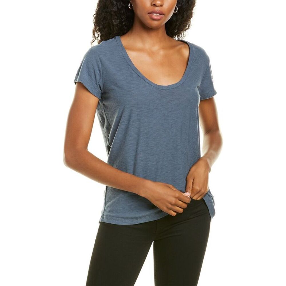 James Perse Womens  Solid T-Shirt